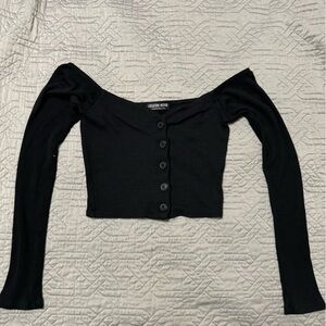 Long sleeve crop top